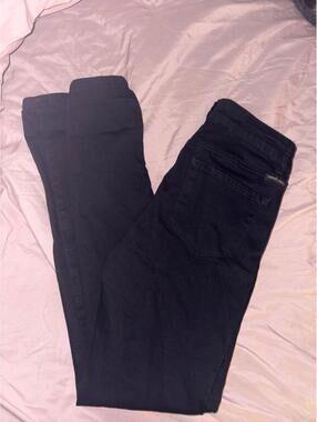 Black skinny hammer jeans